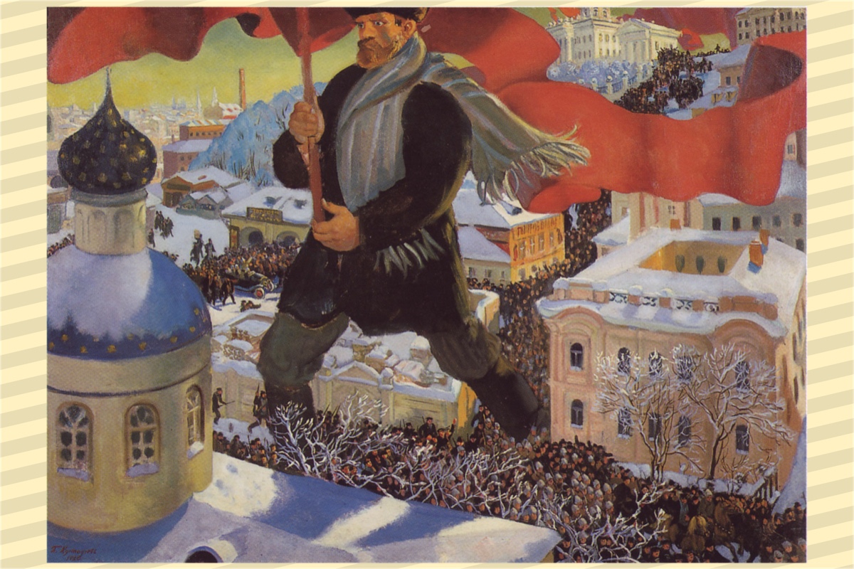 Kustodiev The Bolshevik