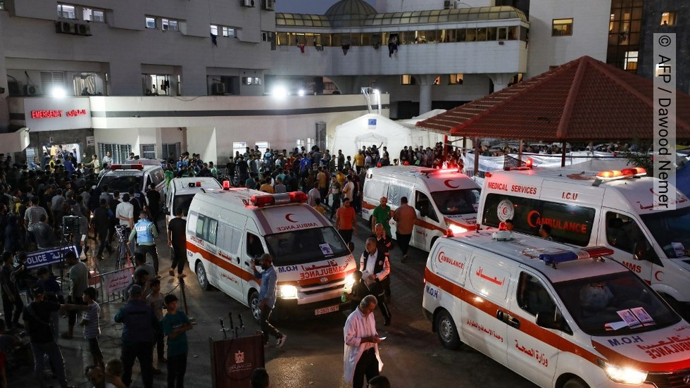 اسرائیل نزدیکی بزرگترین بیمارستان غزه را بمباران&nbsp;کرد