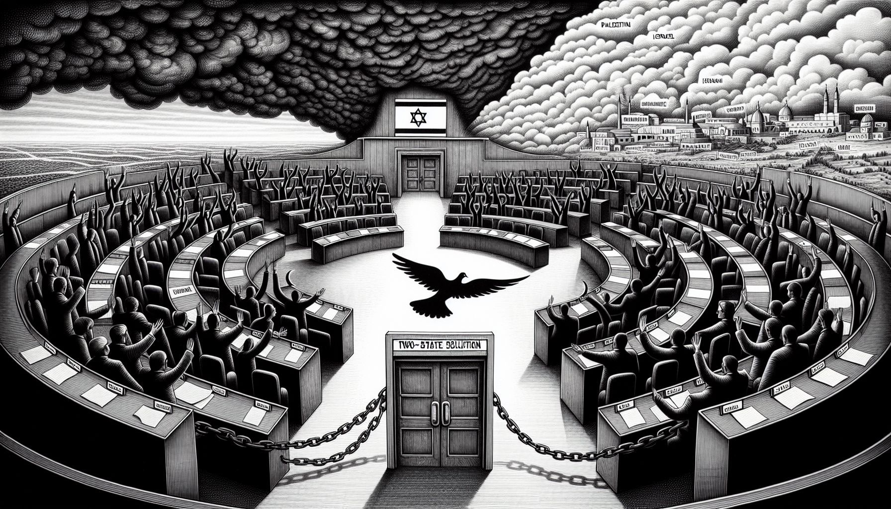 مخالفت کنست اسرائیل با دولت عربی در فلسطین – نفیودوف – ا. م. شیری