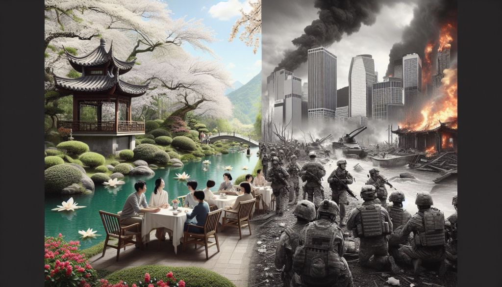 جنگ را در غرب و صلح را در چین جستجو&nbsp;کن