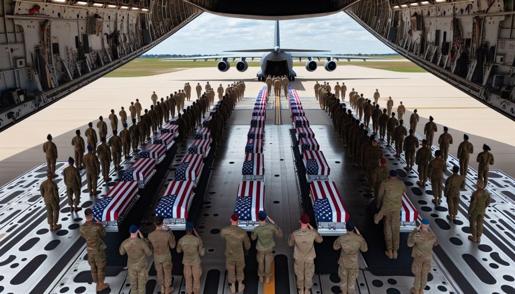 وقتی اجساد سربازان آمریکایی از خاورمیانه باز میگردد. – کیتلین&nbsp;جانستون