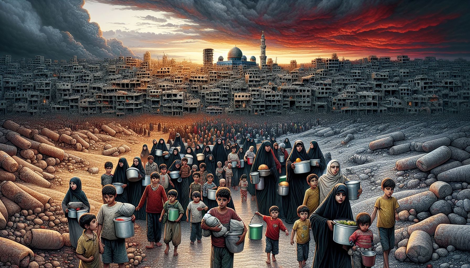 خفه شدن با شکم گرسنه: چگونه امپراتوری جنگ را به گرسنگی تبدیل میکند