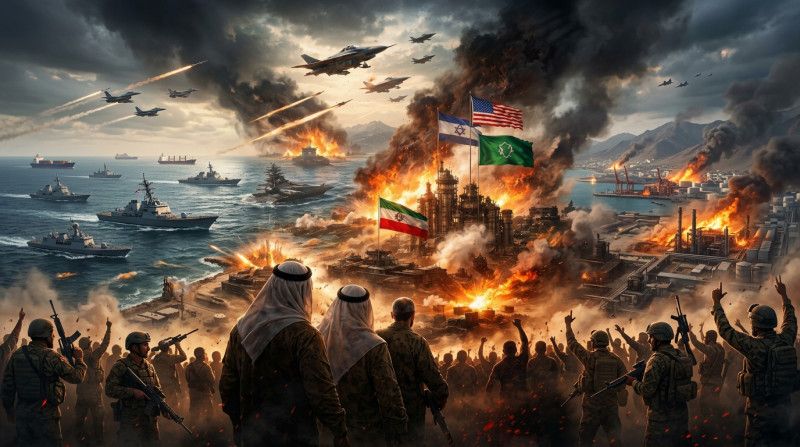 تله‌های انفجاری امپراتوری: پادشاهی‌های خلیج فارس، جنگ آمریکا-اسرائیل علیه ایران و بحران امنیت امپریالیستی – پرینس کاپون